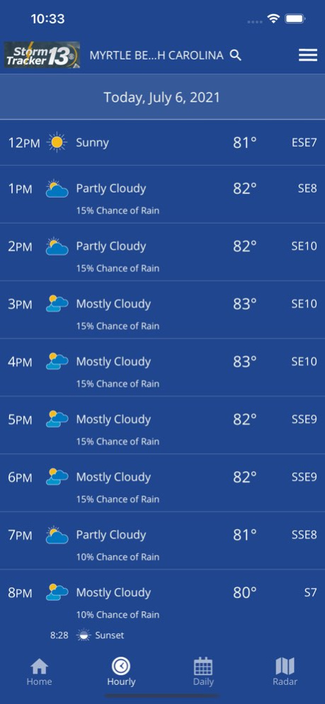 News13 WBTW Weather Radar 60.2.512 Screenshot