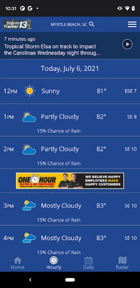 News13 WBTW Weather Radar  Screenshot