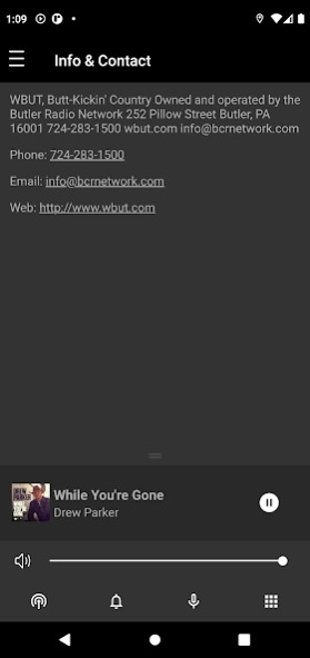 WBUT 1050-AM 97.3-FM 11.0.17 Screenshot