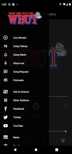WBUT 1050-AM 97.3-FM 11.0.17 Screenshot