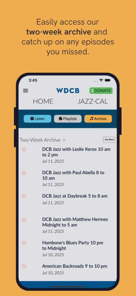 WDCB Public Radio 12.0.6 Screenshot