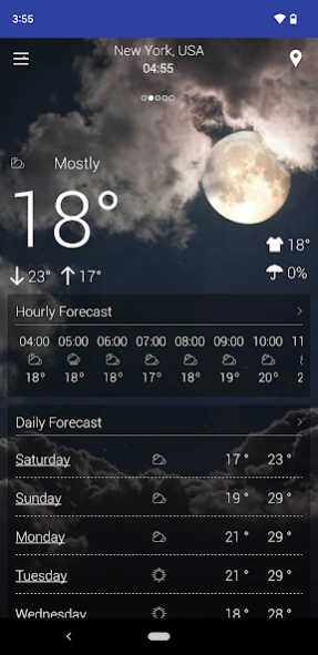 Weather Live: Local Forecast 4.1 Screenshot