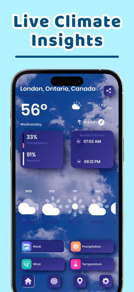 Local Weather & Forecast 10.0 Screenshot