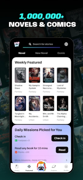 WebNovel 8.22.8 Screenshot