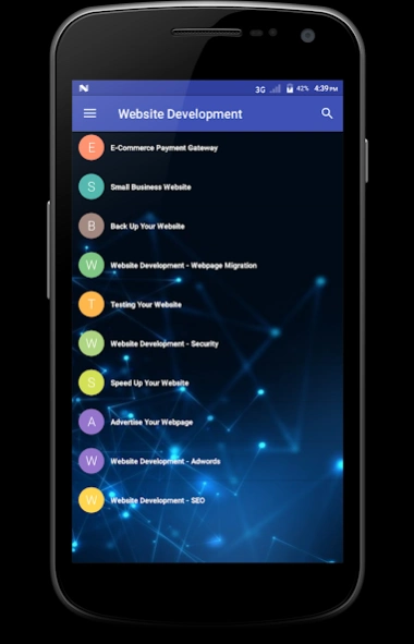 Website Development 1.4 Screenshot