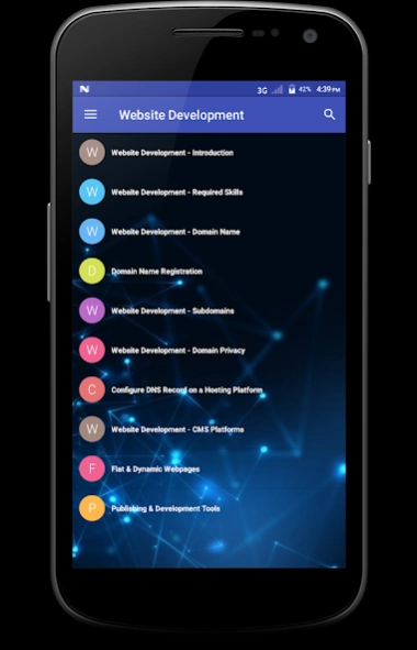 Website Development 1.4 Screenshot