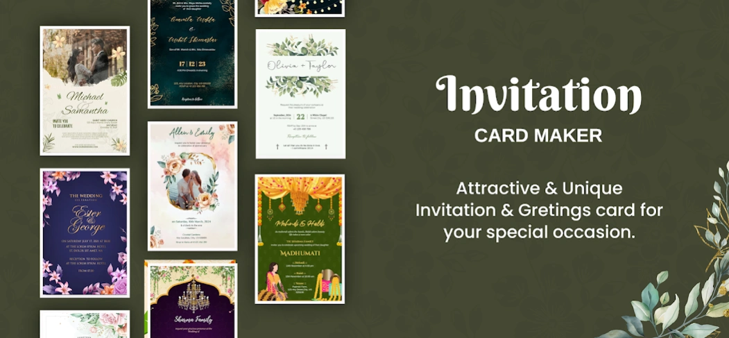 Wedding Card Maker & Invite  Screenshot