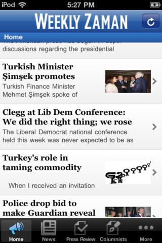 Weekly Zaman 1.0 Screenshot