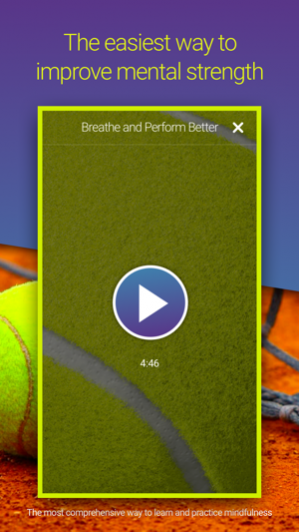Welzen Tennis - Guided meditation app for pros 1.1 Screenshot