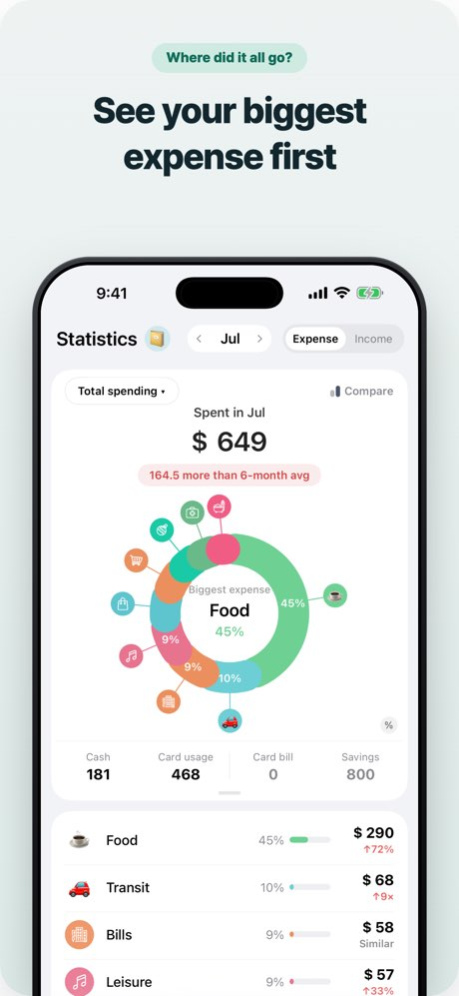 Weple Money Pro 6.1.6 Screenshot