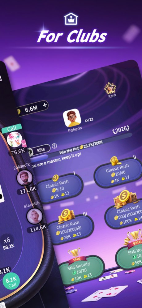 Pokerix Texas Hold’em 4.3.33 Screenshot