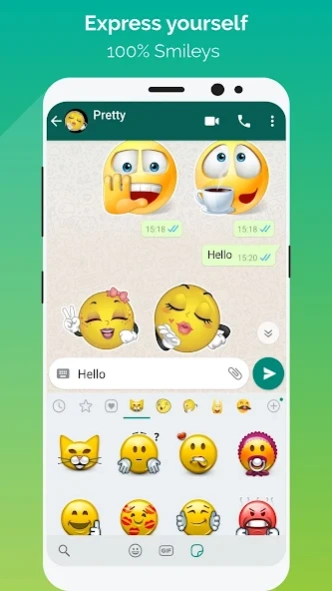 WeSmile Smileys (WASticker) 5.0.3 Screenshot
