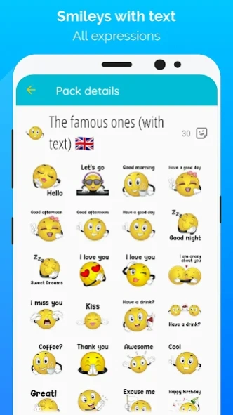 WeSmile Smileys (WASticker) 5.0.3 Screenshot