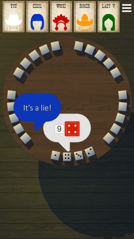 Western Liar's Dice 3.0 Screenshot