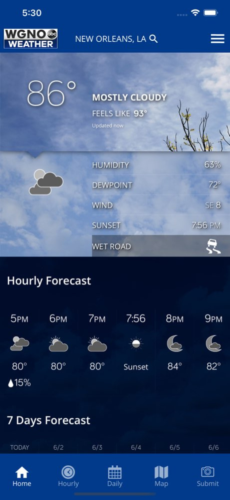 WGNO ABC26 Weather 6.2.512 Screenshot