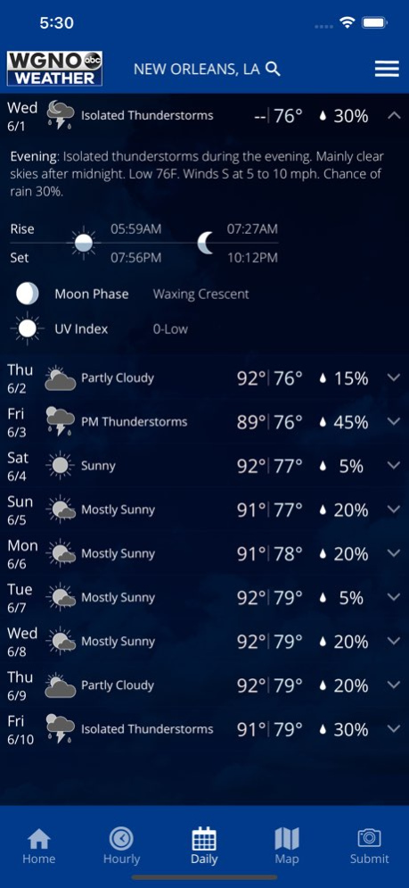 WGNO ABC26 Weather 6.2.512 Screenshot