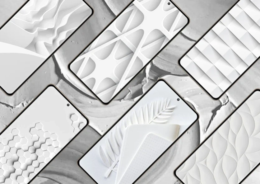 White Wallpaper 3.0 Screenshot