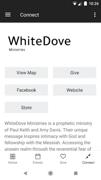 WhiteDove Ministries 6.10.21 Screenshot