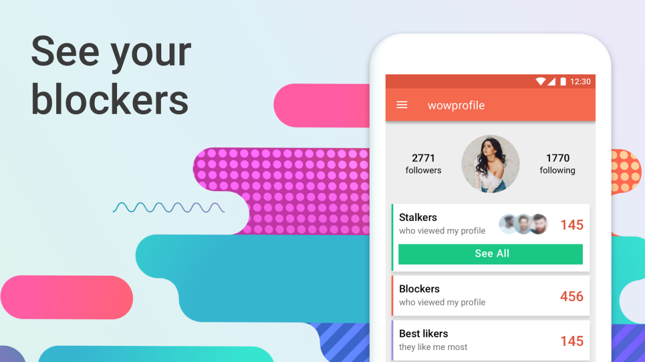 Who viewed my instagram: stalkers and visitors 1.4.1 Screenshot