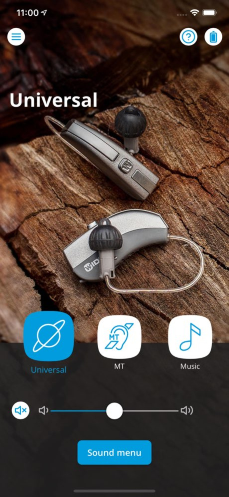 WIDEX EVOKE 1.6.21 Screenshot
