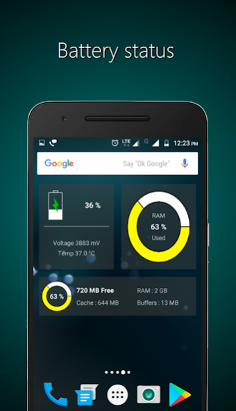 Widgets - CPU | RAM | Battery 3.0.3 Screenshot