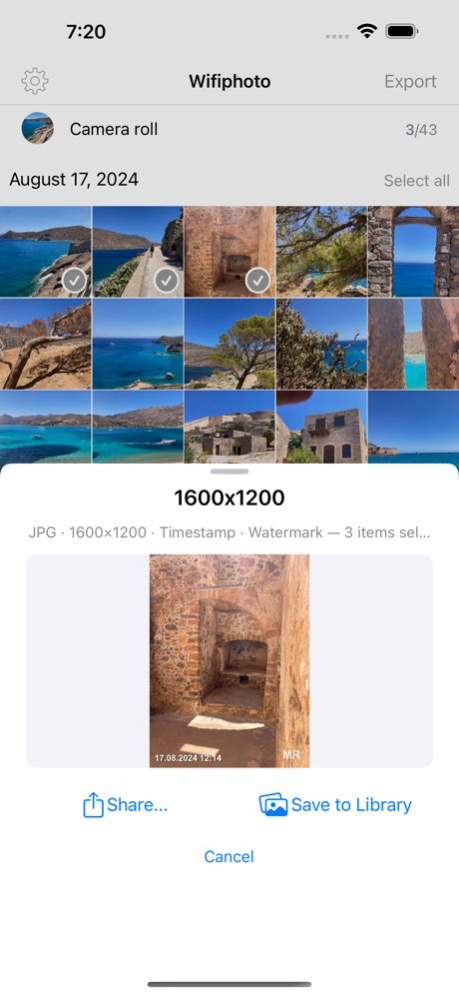 WiFiPhoto 2.2.0 Screenshot