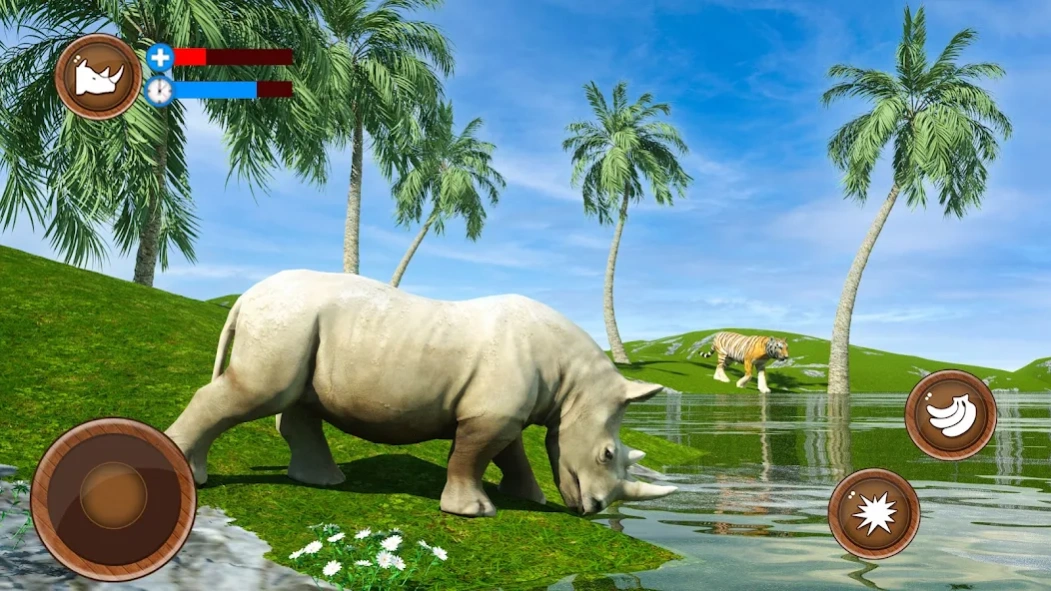 Wild Rhino Family Jungle Sim 3.4 Screenshot