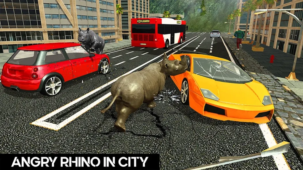 Wild Rhino Family Jungle Sim 3.4 Screenshot