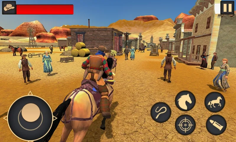 West Town Sheriff Horse Game 2.5 Screenshot