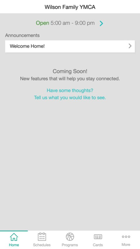 Wilson Family YMCA 10.3.0 Screenshot