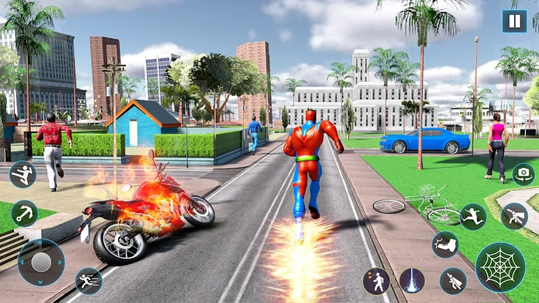 Wingman Rope Crime Spider Hero 2.1 Screenshot