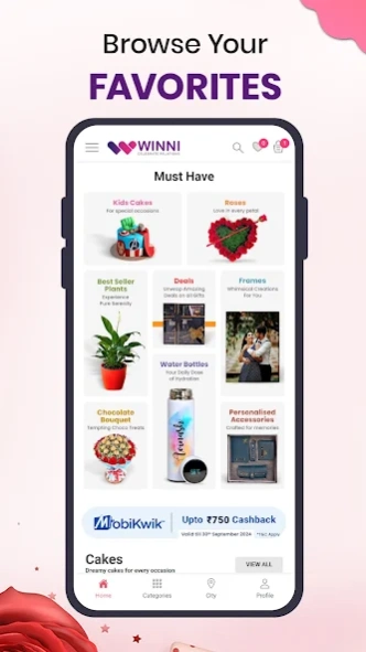 Winni - Cakes, Flowers & Gifts 3.67.1 Screenshot