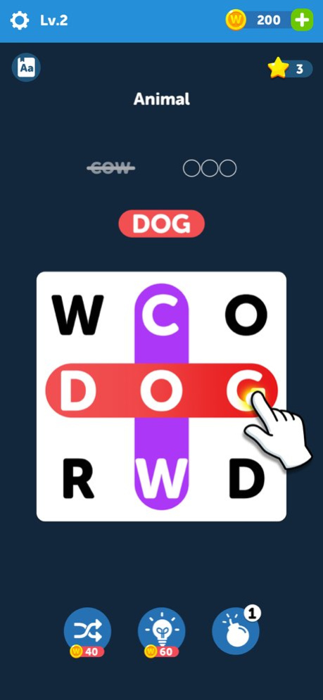 Wonder Word: Word Search Games 1.0 Screenshot