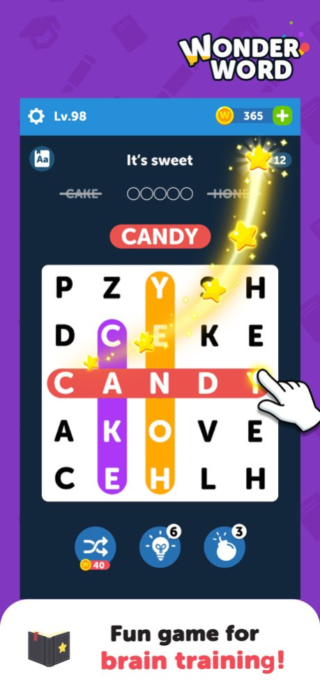 Wonder Word: Word Search Games 1.0 Screenshot
