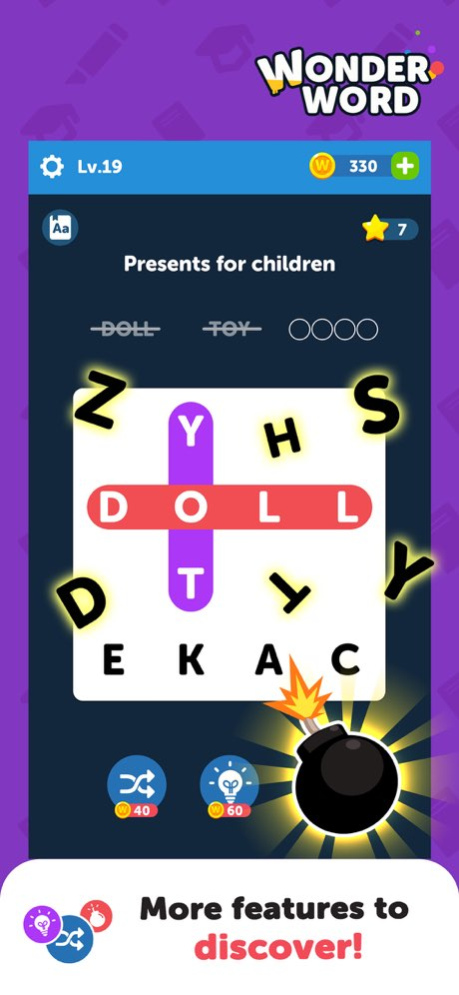 Wonder Word: Word Search Games 1.0 Screenshot