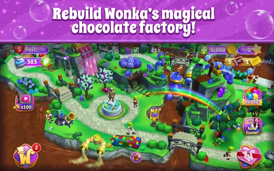 Wonka's World of Candy Match 3 1.91.3055 Screenshot