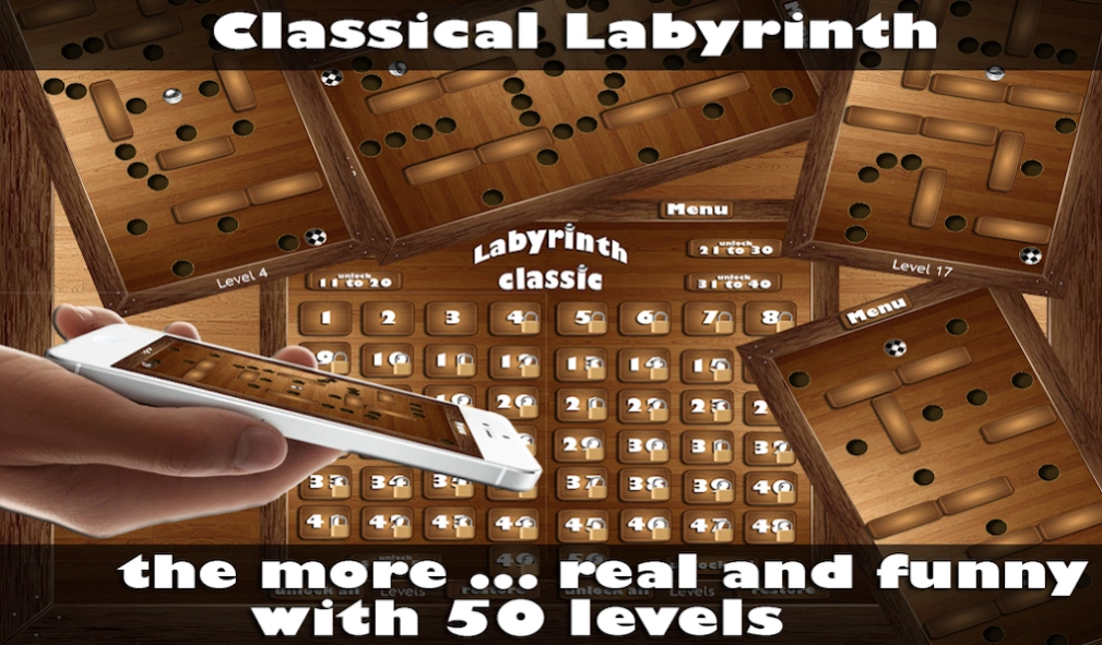 Wooden Labyrinth - Maze 1.0 Screenshot