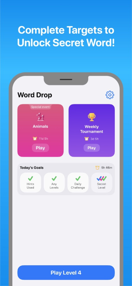 Word Drop - Viral Word Puzzle 1.9 Screenshot