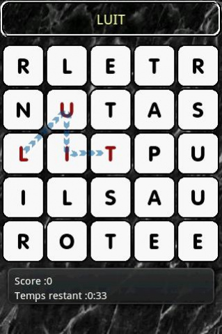Word Prospector French Version  Screenshot