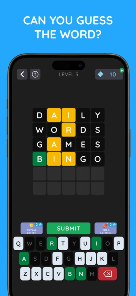 WordDaily: Guess the Word 1.5 Screenshot