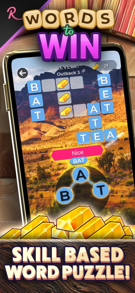 Words to Win: Real Money Games 1.3.30 Screenshot