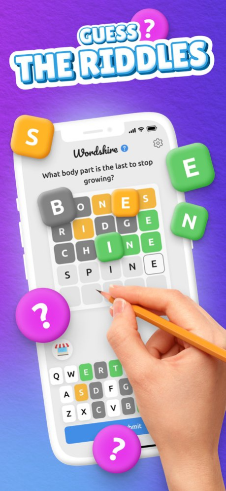 Wordshire－Daily Word Finder  Screenshot