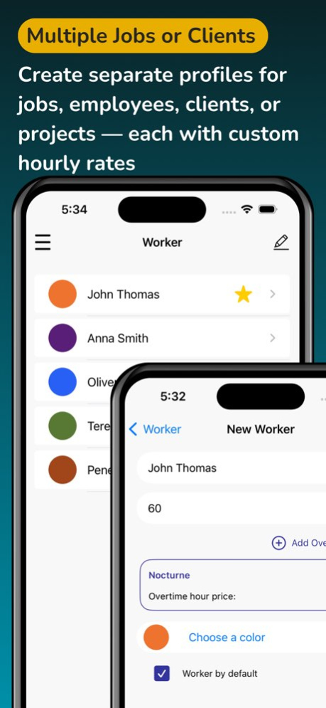 Work Hours Tracker & Paycheck 1.19 Screenshot