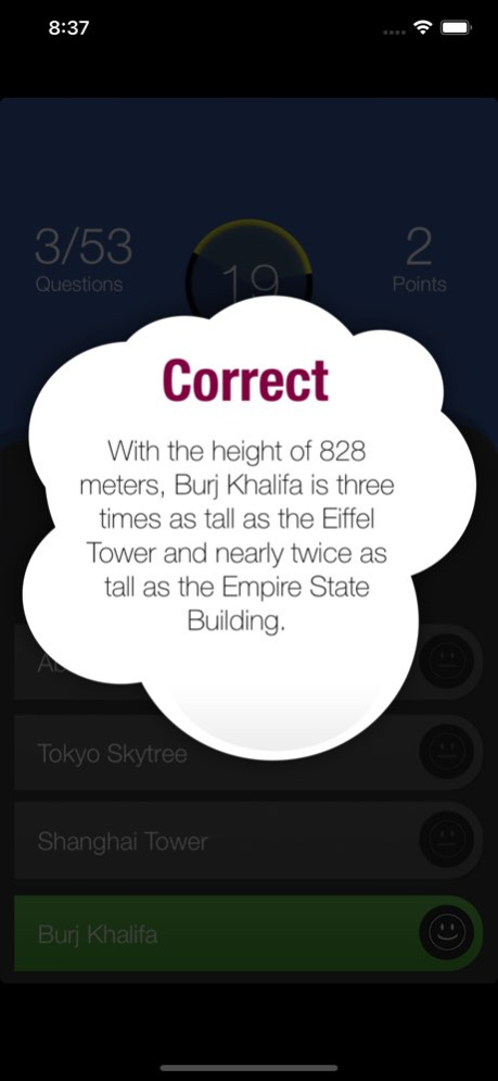 World Quiz Trivia Game 1.02 Screenshot