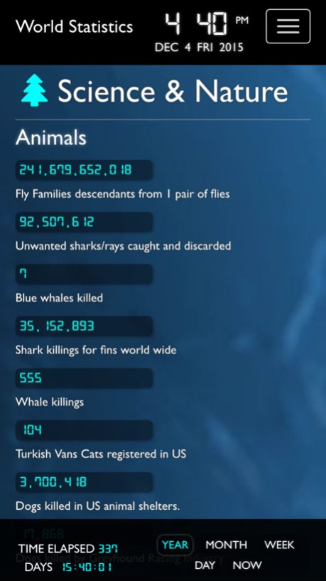 World Statistics  Screenshot