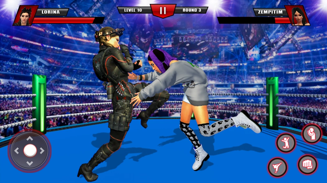 Girls Wrestling Fighting Games 1.3.2 Screenshot
