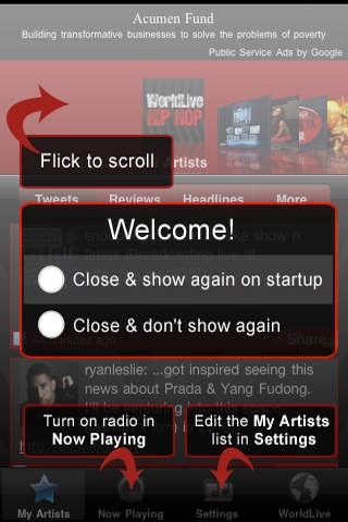 WorldLive Hip Hop 1.9 Screenshot