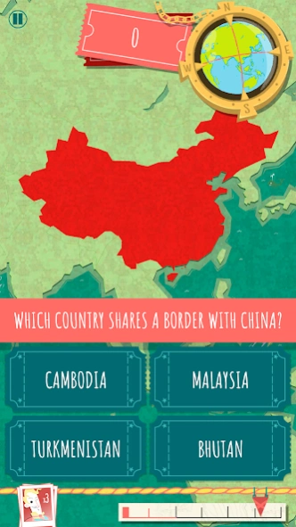 Worldly: Country & Maps Quiz 2.1 Screenshot