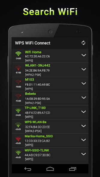 WPS WiFi Connect 4.2.4 Screenshot