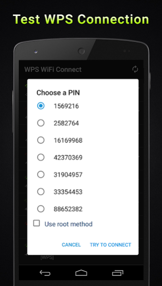 WPS WiFi Connect 4.2.4 Screenshot